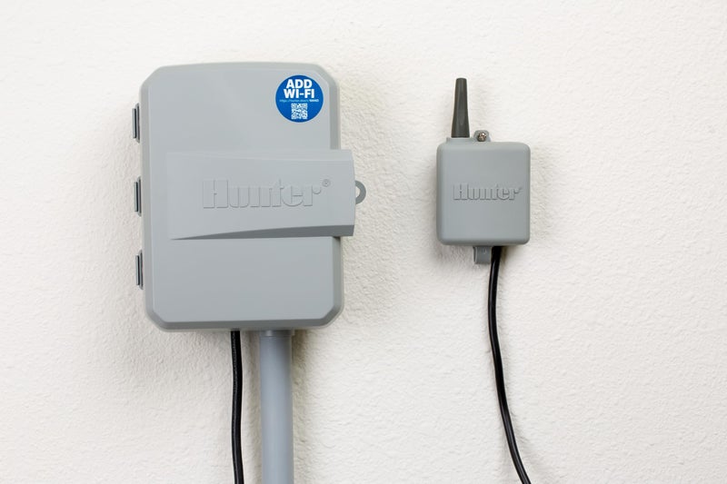 Hunter Industries Hunter Rain Clik WRCLIK Wireless Rain Sensor System, Automatic Shutoff for Sprinkler Controllers, Mounts Easily to Gutter or Wall, Compatible with Most Irrigation Controllers - Image 4